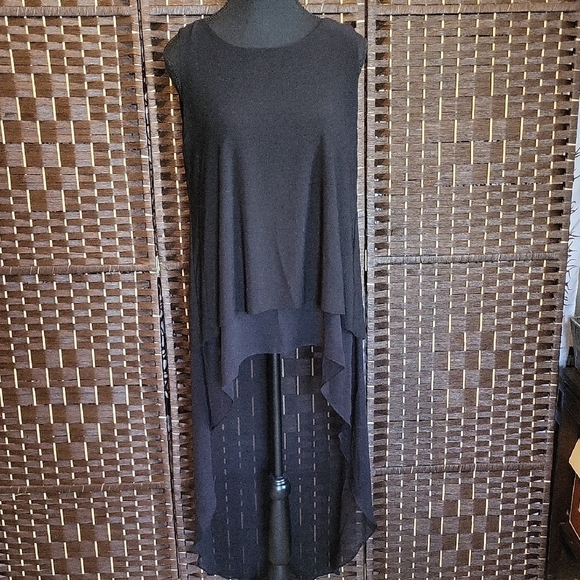 Frank Lyman Design Black High Low Dress - Picture 5 of 8